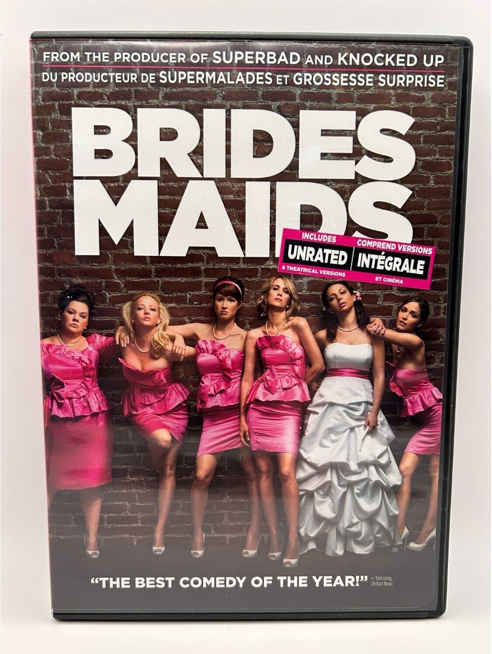 Bridesmaids DVD Unrated Kristen Wiig Comedy Paul Feig